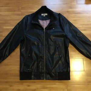 Black Leather Jacket by Five Four